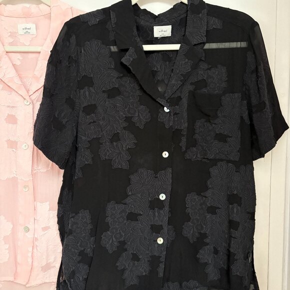 Aritzia Wilfred Set of 2 Atticus button up blouse XXS - Picture 7 of 12